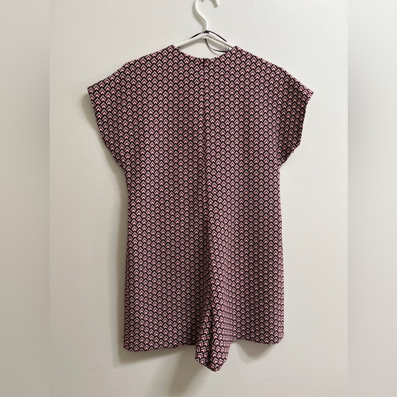 Zara Printed V-Neck Romper S - Picture 7 of 7